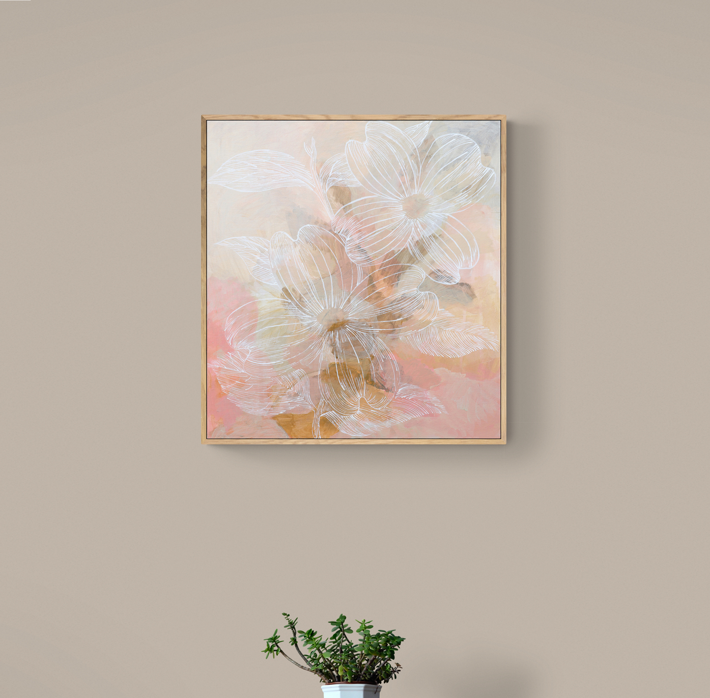 Barb Hodgens artist painting 'blessings' 2024 03