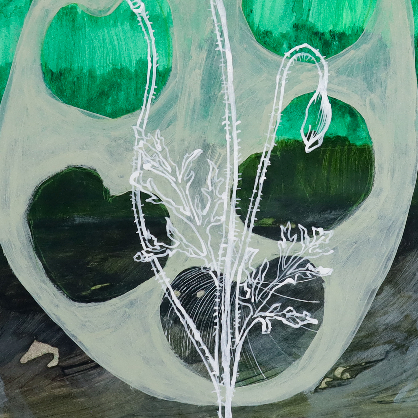 Barb Hodgens artist painting 'hope seed' 2023 crop