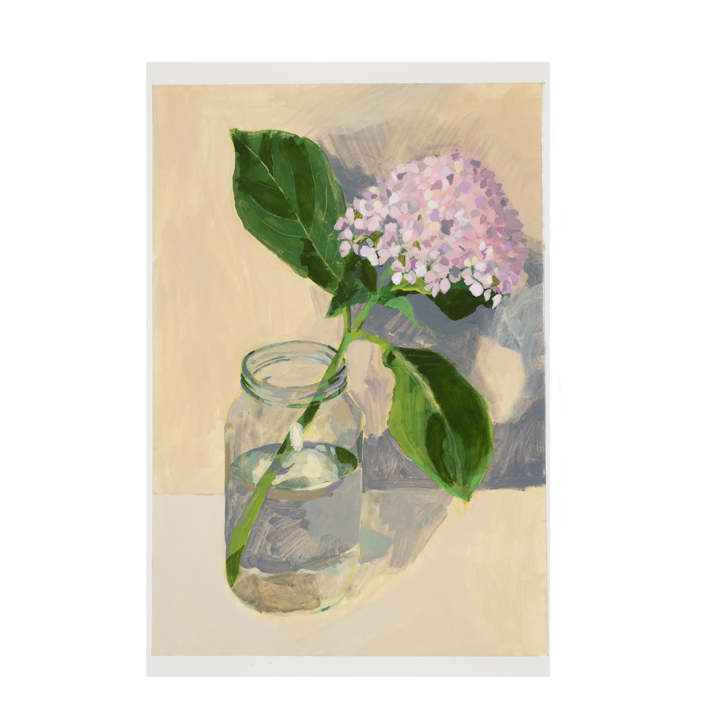 Barb Hodgens artist painting 'hydrangea love' 2022 02