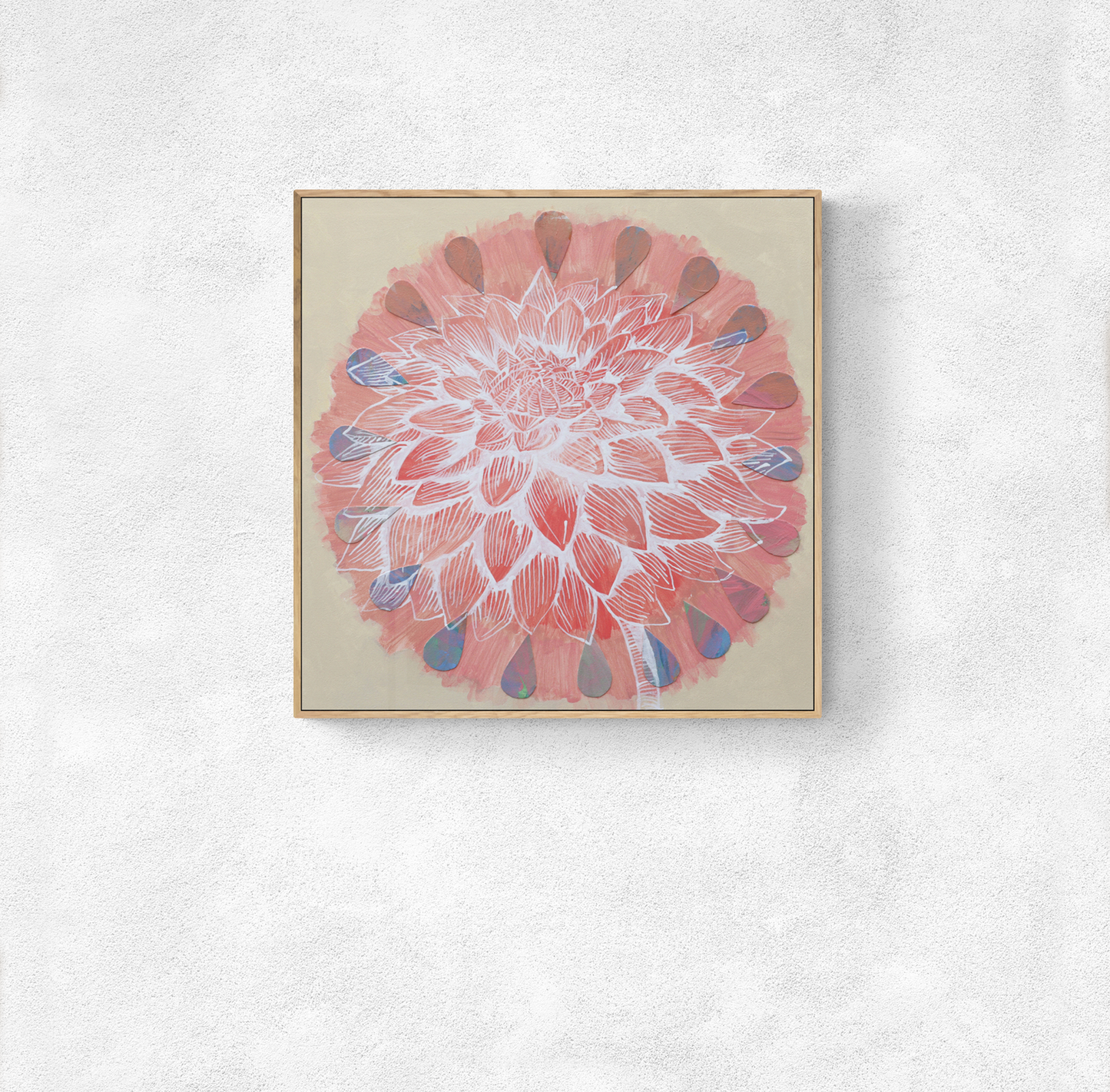 Barb Hodgens artist painting 'look to the sun' 2024 03