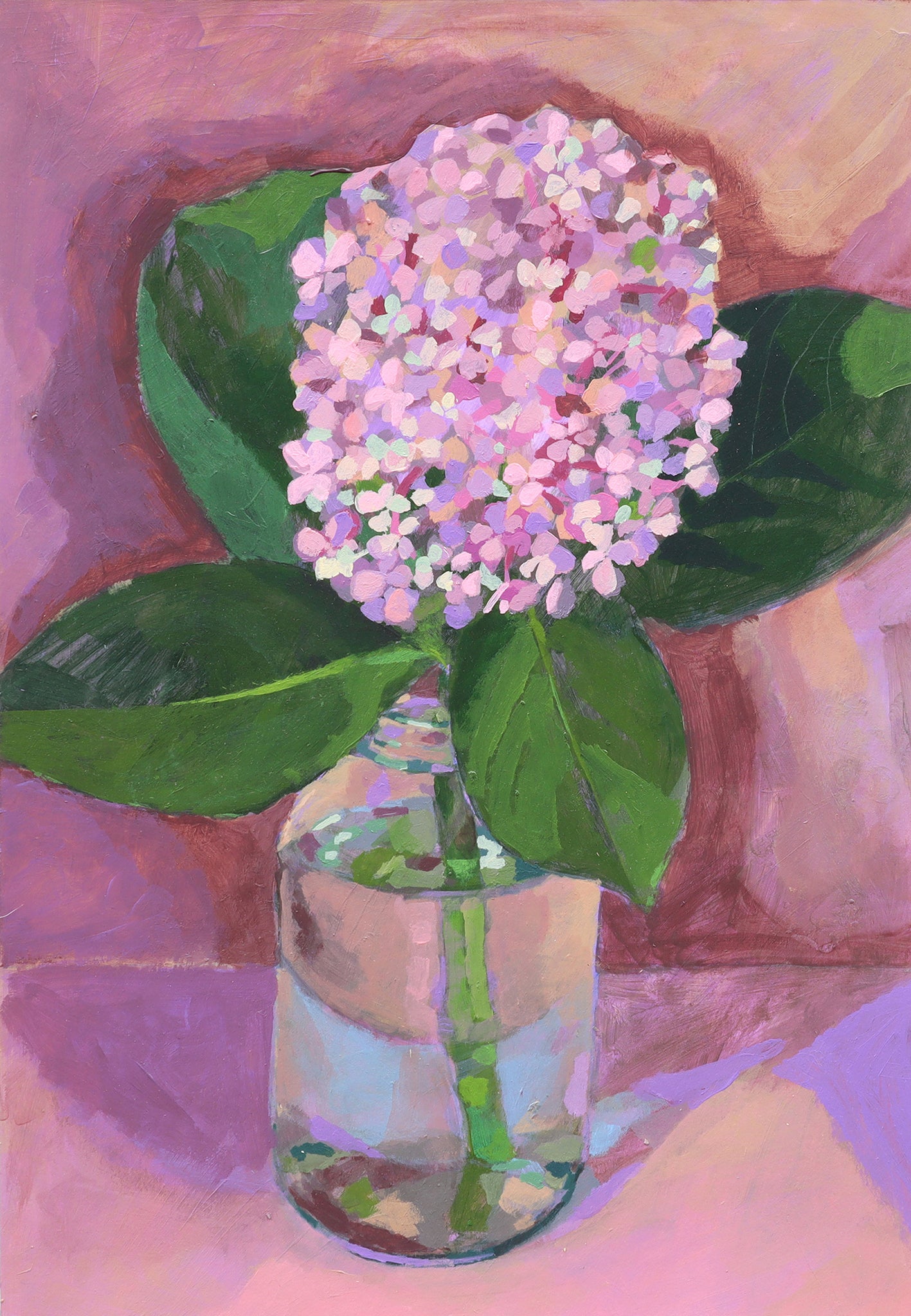 Barb Hodgens artist painting 'purple emperor' 2022 01