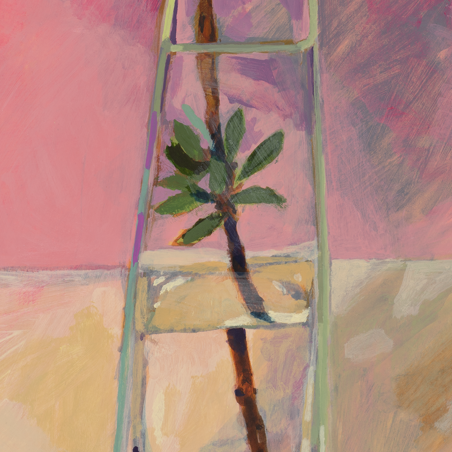 Barb Hodgens artist painting 'satin corners' 2022 crop