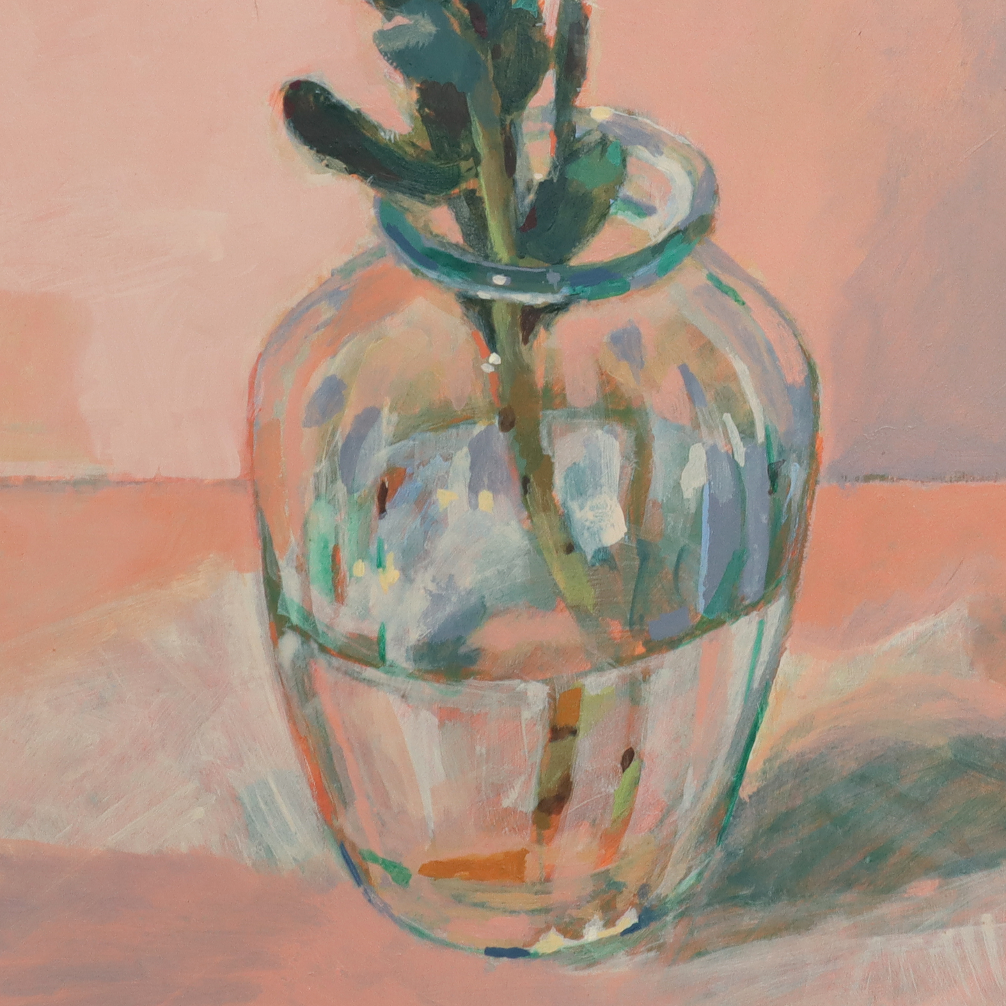 Barb Hodgens artist painting 'surviver' 2022 crop