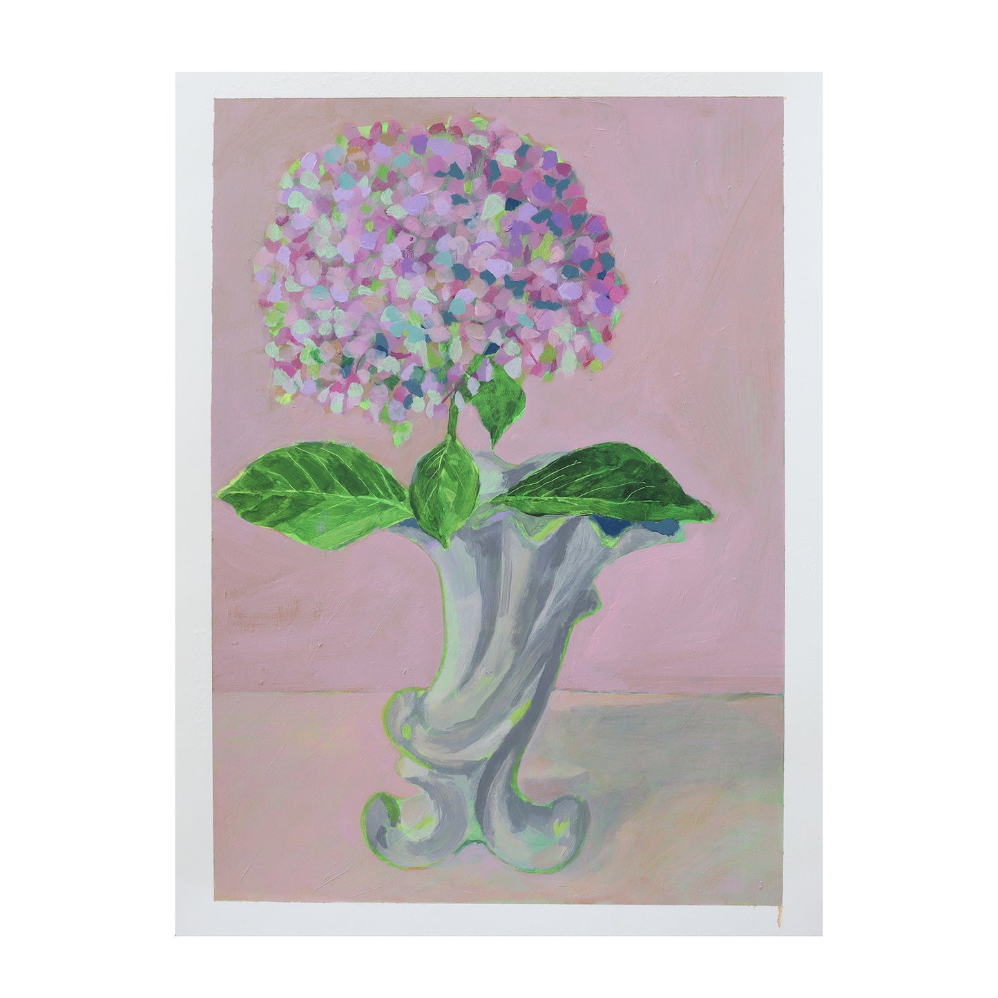 Barb Hodgens artist painting 'wedding hydrangea' 2022 02