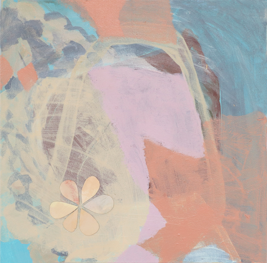 Barb Hodgens artist painting 'blossom in the sky' 2023 01