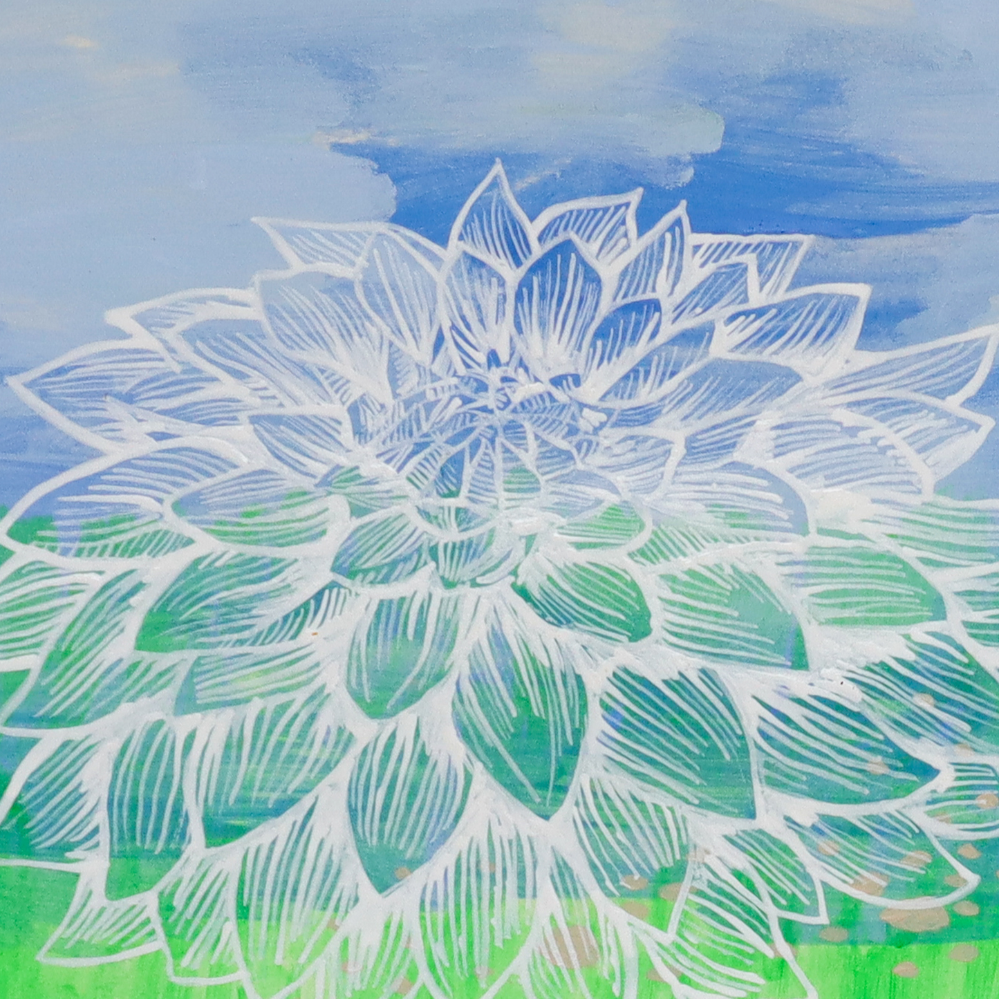 Barb Hodgens artist painting 'field' 2024 crop