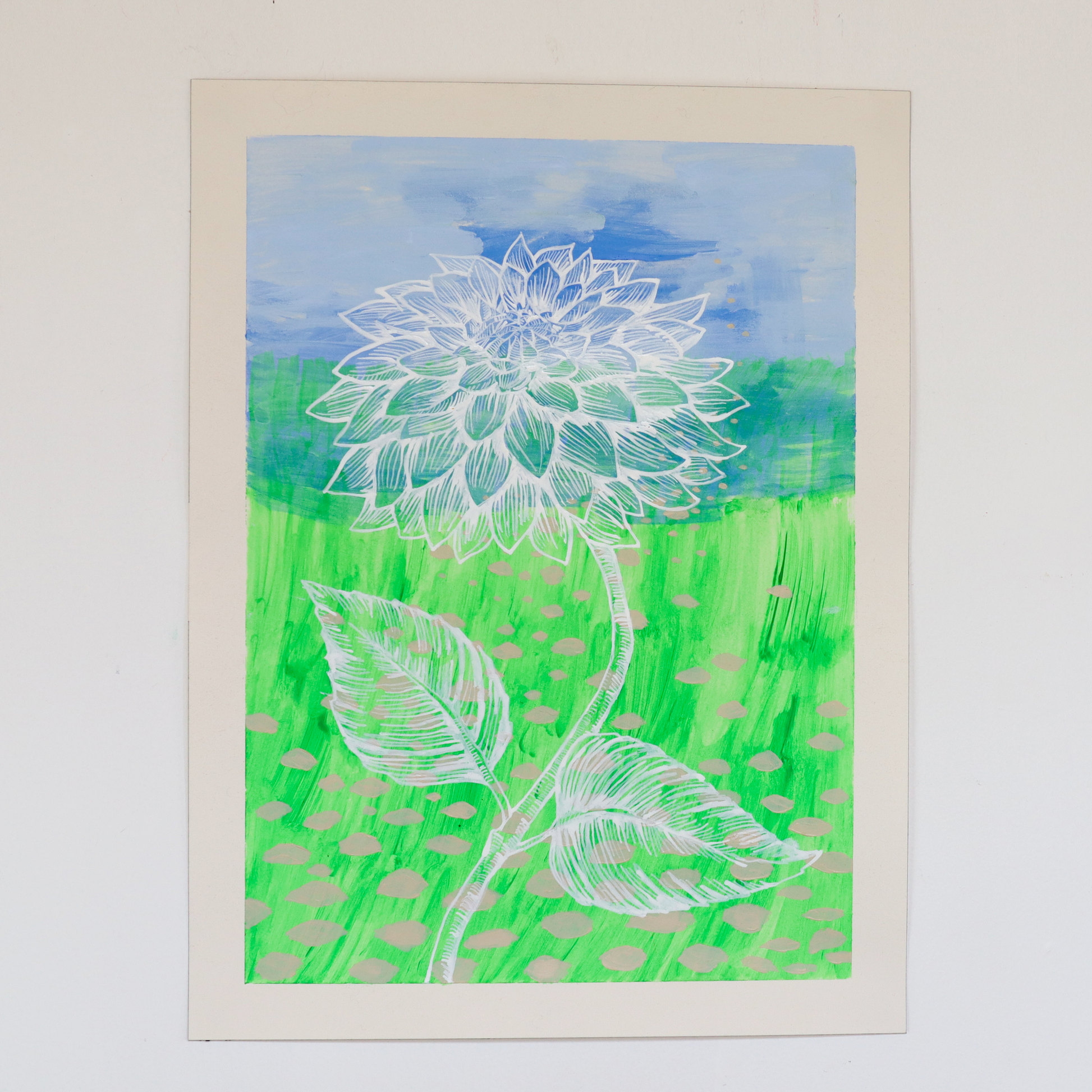 Barb Hodgens artist painting 'field' 2024 02