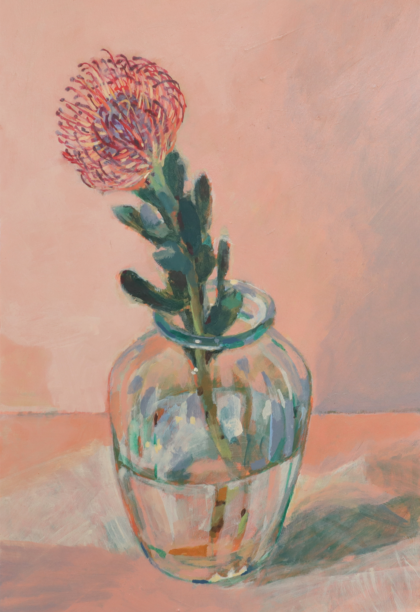 Barb Hodgens artist painting 'surviver' 2022 01