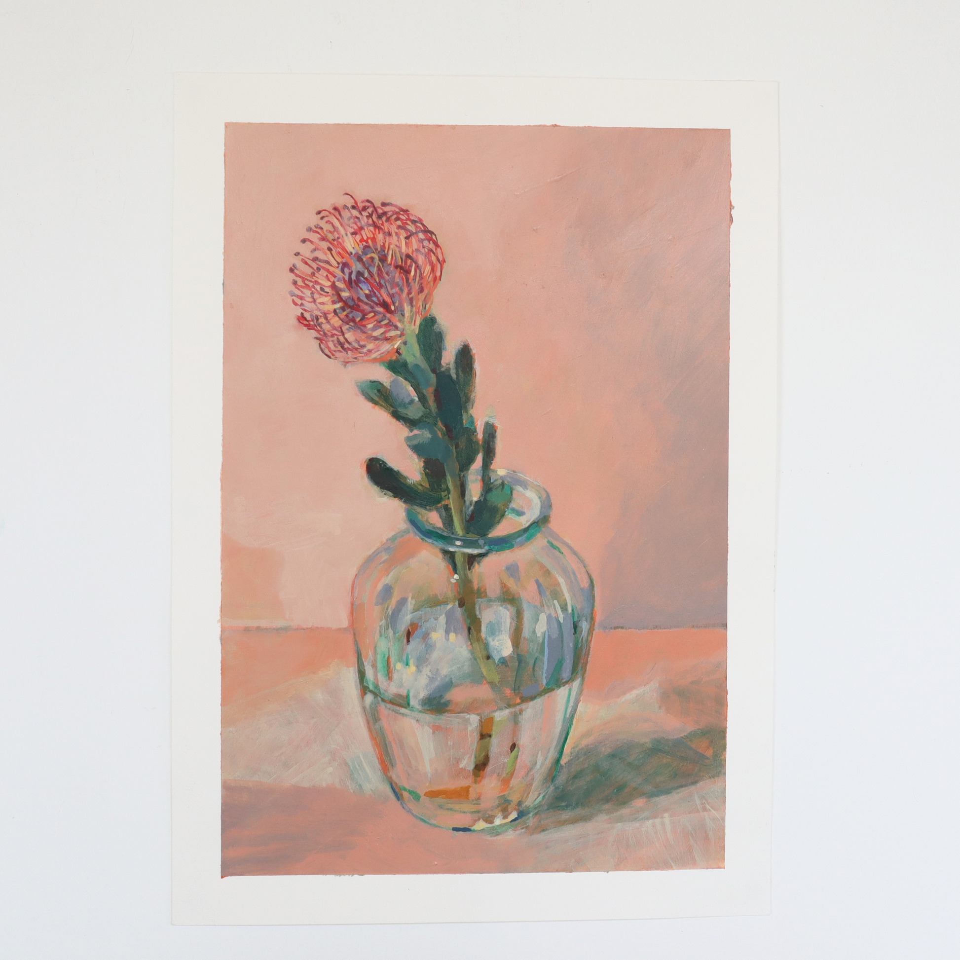 Barb Hodgens artist painting 'surviver' 2022 02